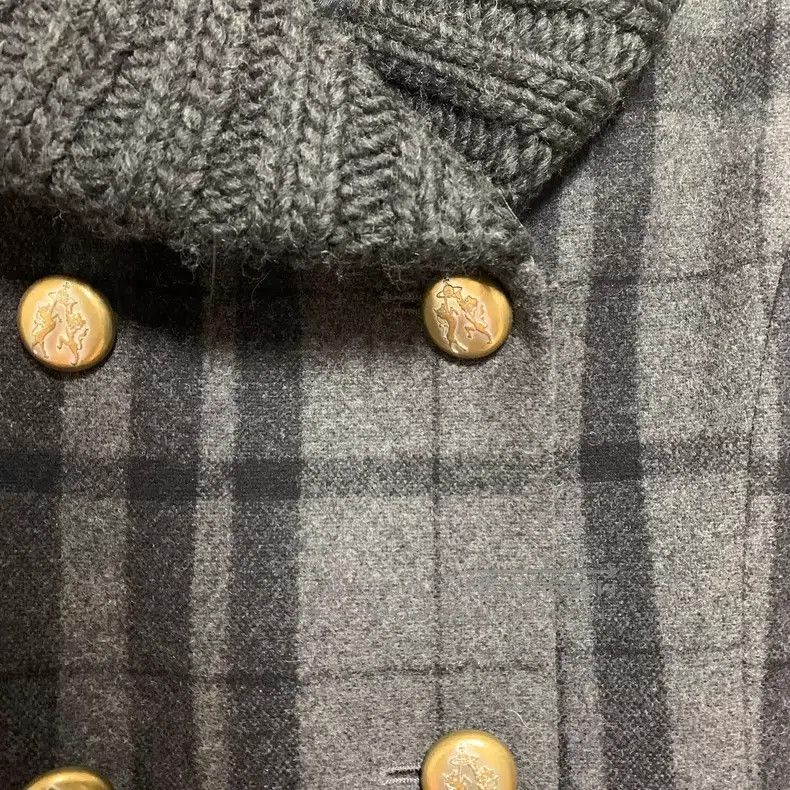Vivienne Westwood Vivienne Westwood Gray Plaid Double-Breasted Coat Size M / US 6-8 / IT 42-44 - 8 Thumbnail