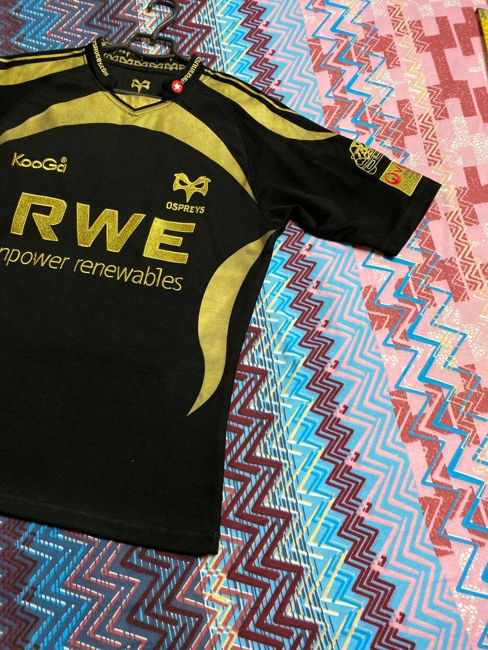 Osprey Kooga Ospreys Rugby Jersey Y2K Size US L / EU 52-54 / 3 - 5 Thumbnail