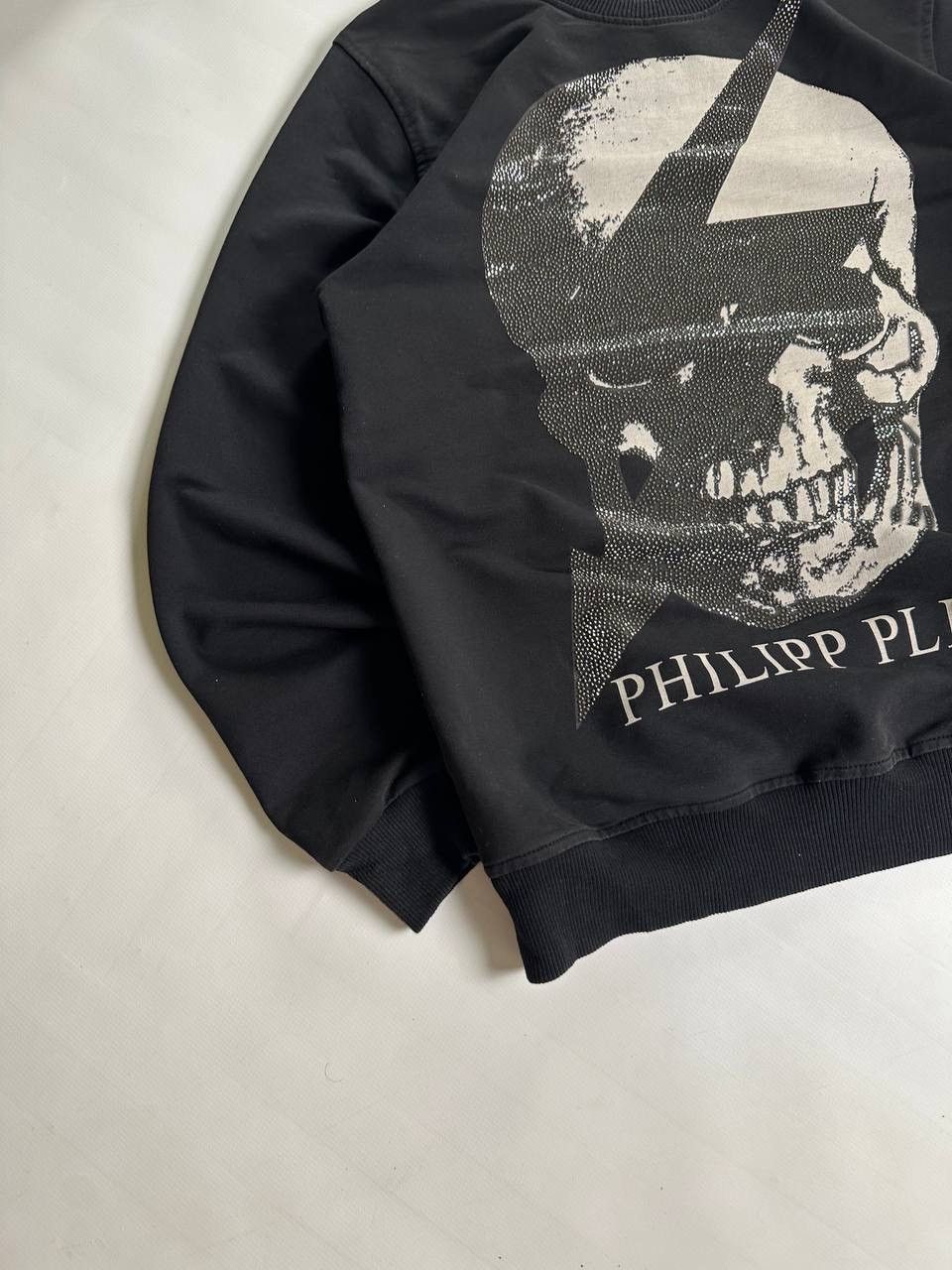 Philipp Plein Philipp Plein Skull Black Sweatshirt Gothic Size US M / EU 48-50 / 2 - 2 Thumbnail