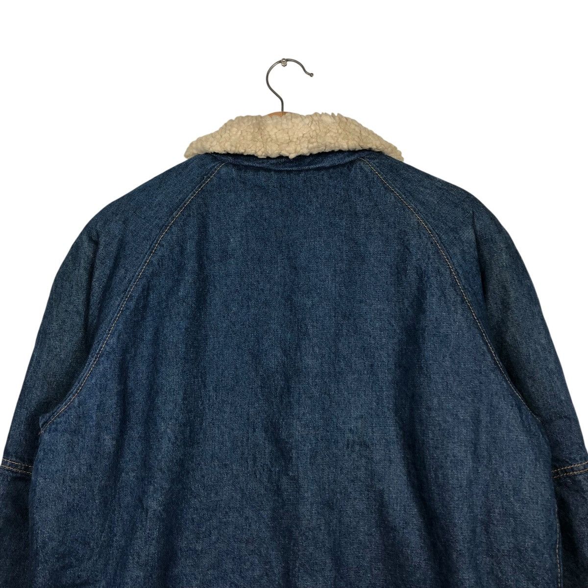 Vintage 🔥VINTAGE DENIM BIKER JACKET BIG JOHN SHERPA TOYO ENTERPRISE Size US L / EU 52-54 / 3 - 9 Thumbnail