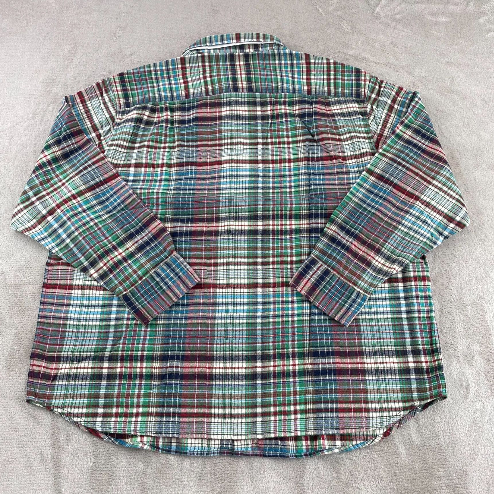 Tommy Bahama Tommy Bahama Fore Shore Flannel Shirt Men 2XLT Tall Multi Plaid Long Sleeve NWT Tailored Button-Up Size US XXL / EU 58 / 5 - 4 Thumbnail