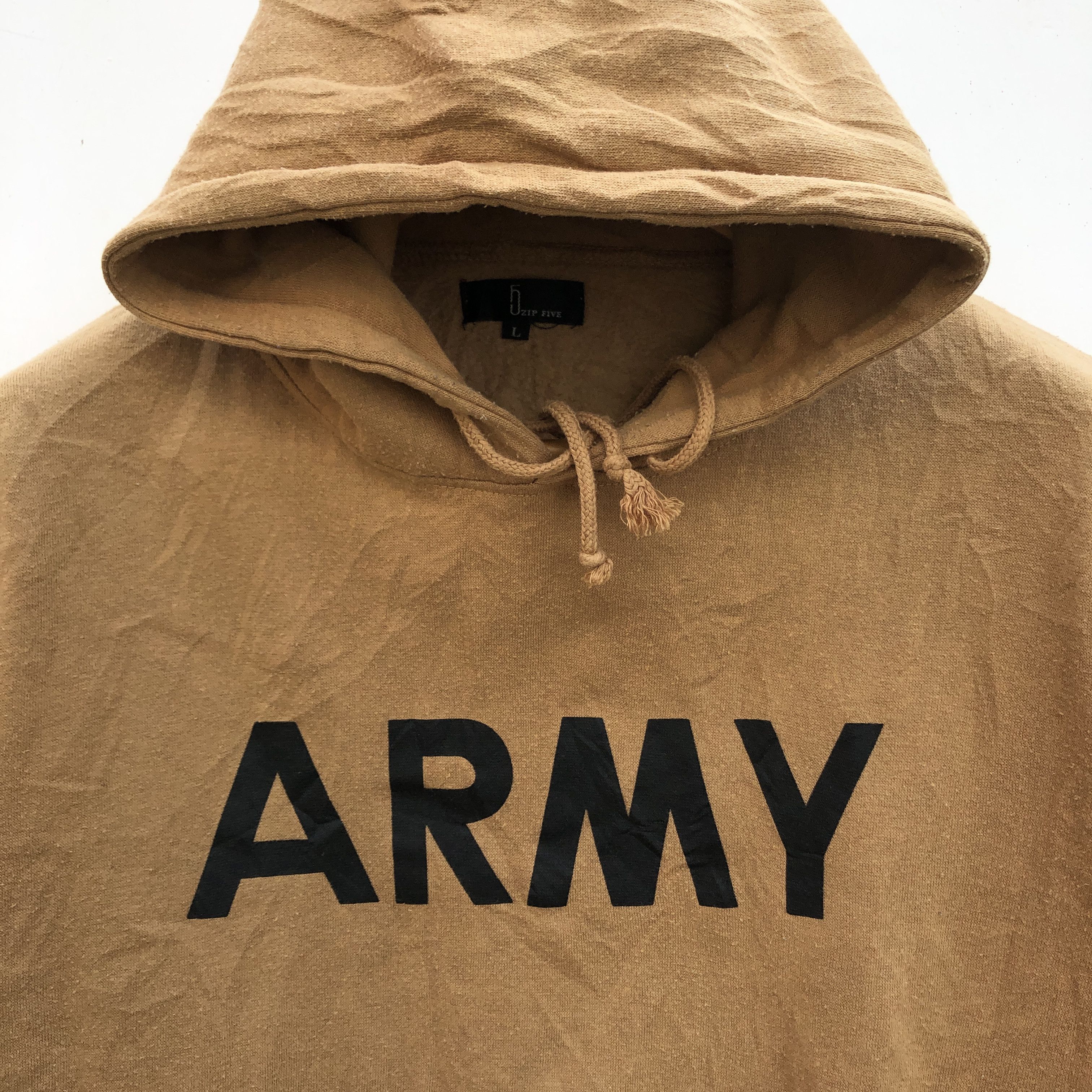 Japanese Brand ARMY by ZIP FIVE Hoodie Pullover #0901-29 Size US M / EU 48-50 / 2 - 2 Thumbnail