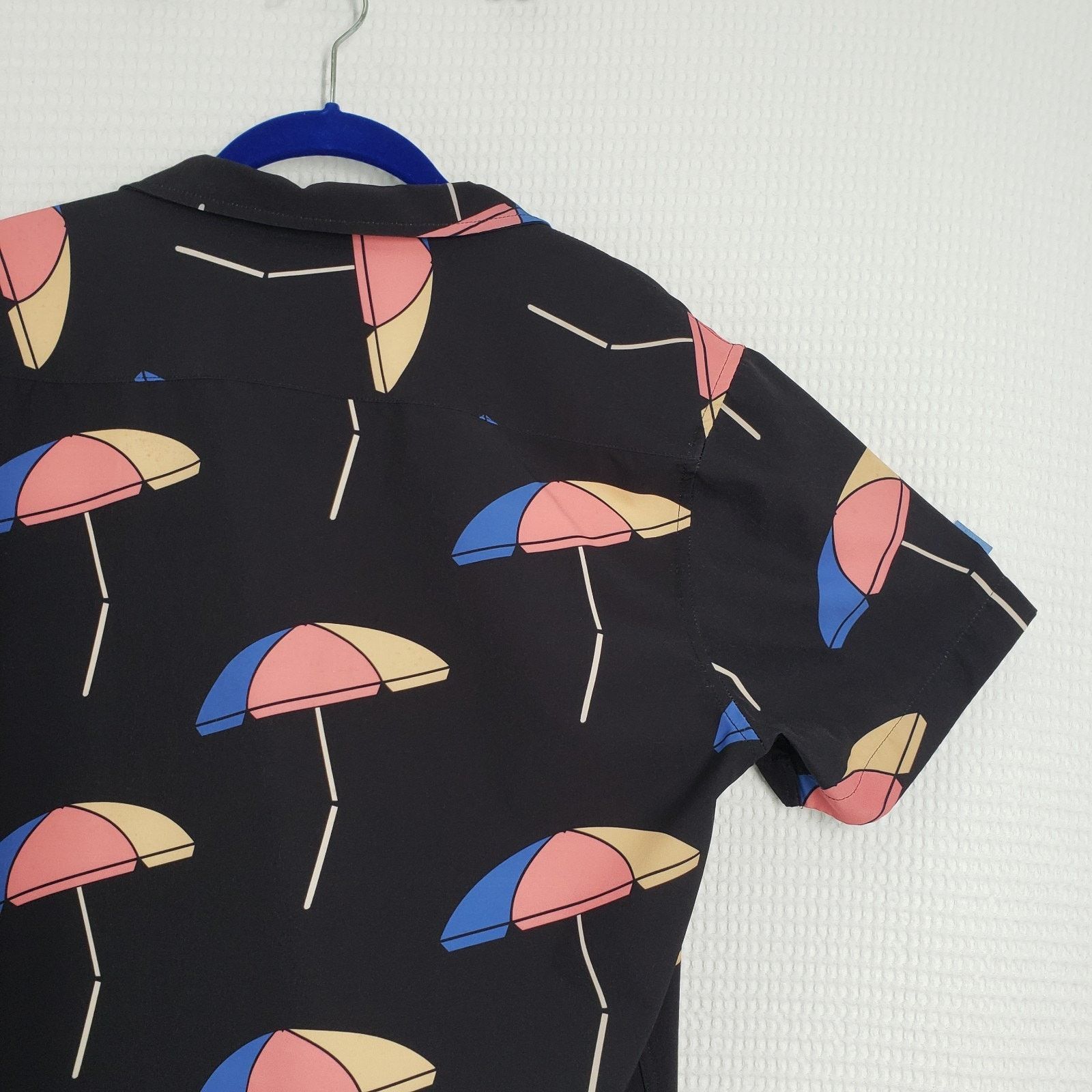 Other Duvin Button Up Shirt Mens Medium Black Beach Short Sleeve Size US M / EU 48-50 / 2 - 21 Thumbnail