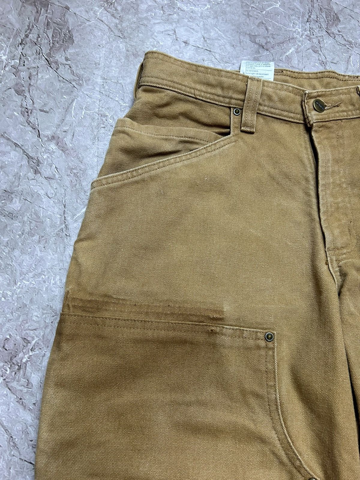 Carhartt × Vintage Faded Brown Carhartt Double Knee Brown Carhartt Pants B01 Size US 32 / EU 48 - 11 Thumbnail