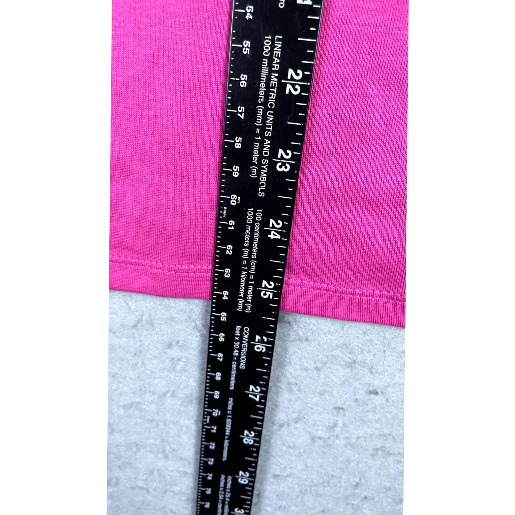 Ralph Lauren Lauren Ralph Lauren Pink V-Neck T-Shirt Womens L Short Sleeve Cotton Size L / US 10 / IT 46 - 4 Thumbnail