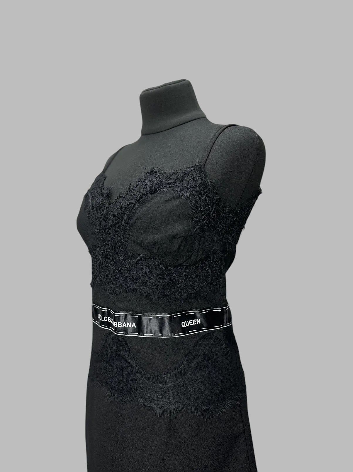 Classic Elegant Black Dress Queen Dolce & Gabbana Luxury