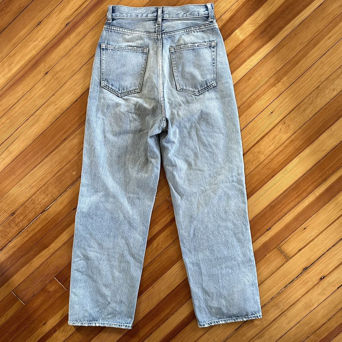 Japanese Brand × MOUSSY Moussy Japanese Denim HW Crash Loose Straight Jean Size 26" / US 2 / IT 38 - 3 Thumbnail