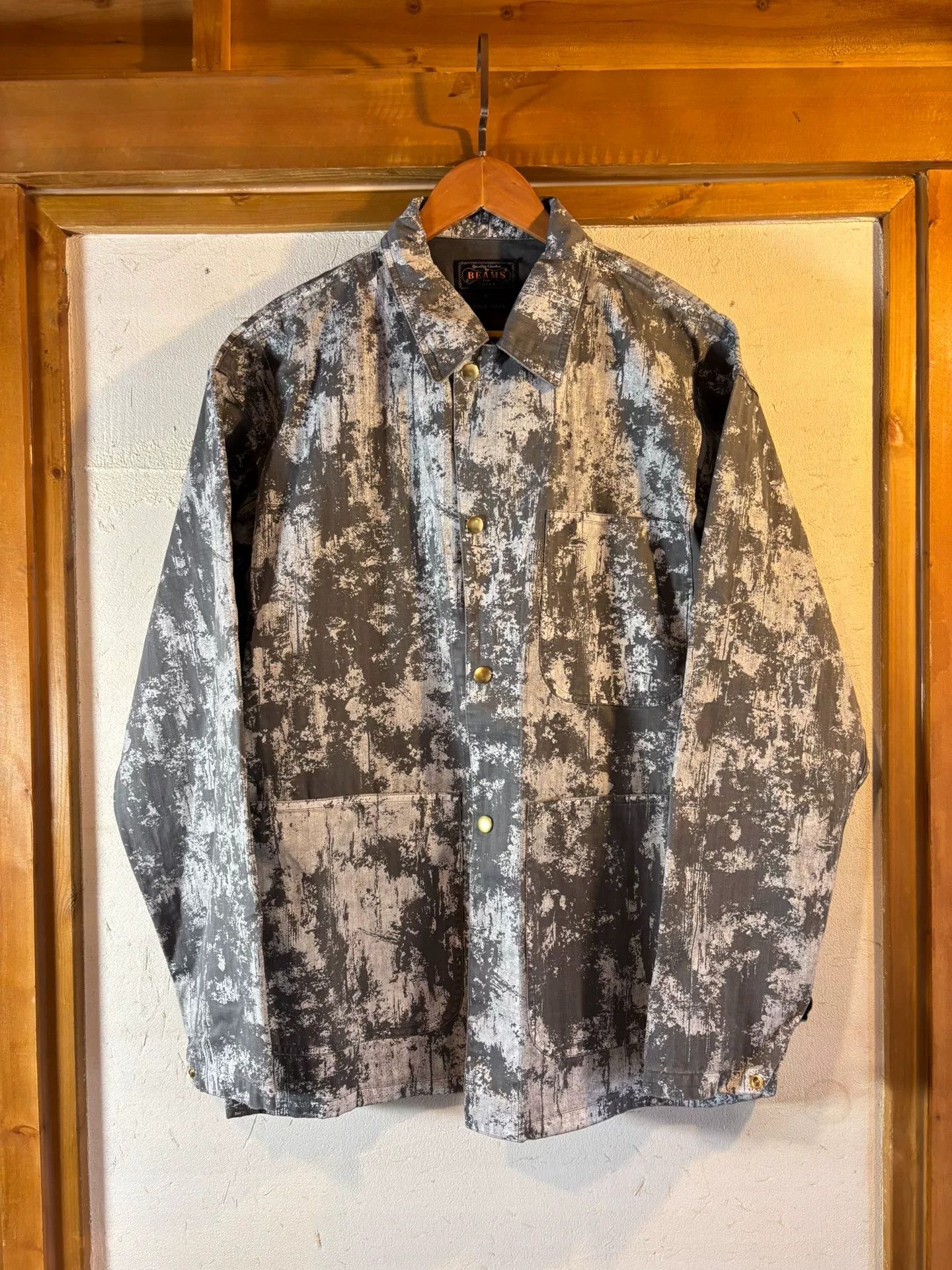 Beams Plus Beams Plus 25AW Painted Coverall Jacket Size US L / EU 52-54 / 3 - 1 Thumbnail
