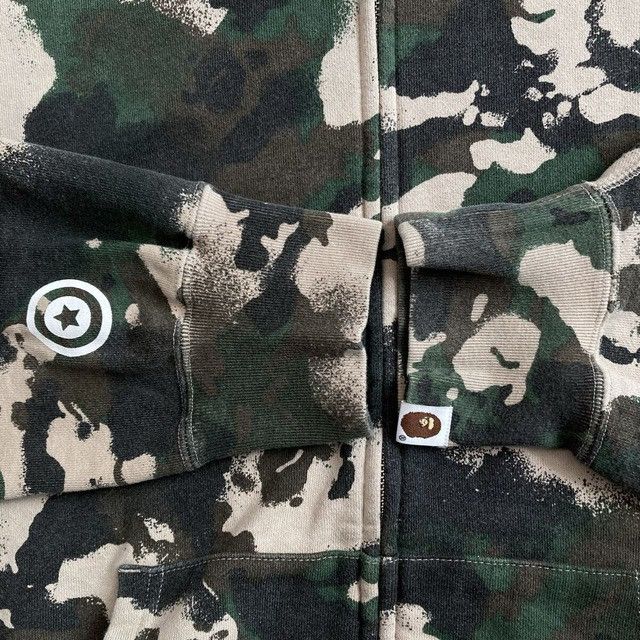 Bape BAPE MAP CAMO Shark Full Zip Hoodie a bathing ape Size US L / EU 52-54 / 3 - 6 Thumbnail