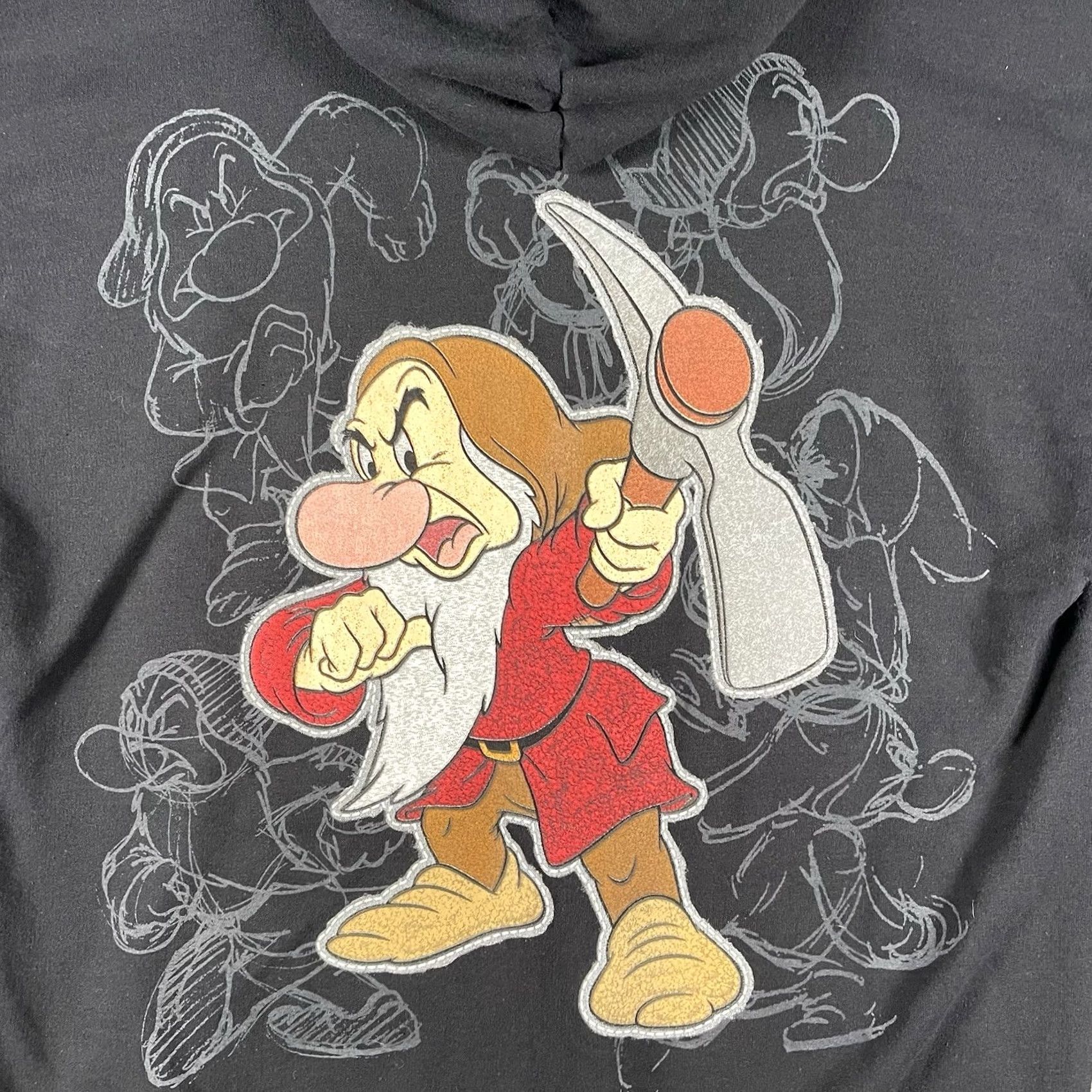 Disney Disney Parks Grumpy Full Zip Hoodie Disney Black Size Large Hoodie Men Size US L / EU 52-54 / 3 - 5 Thumbnail