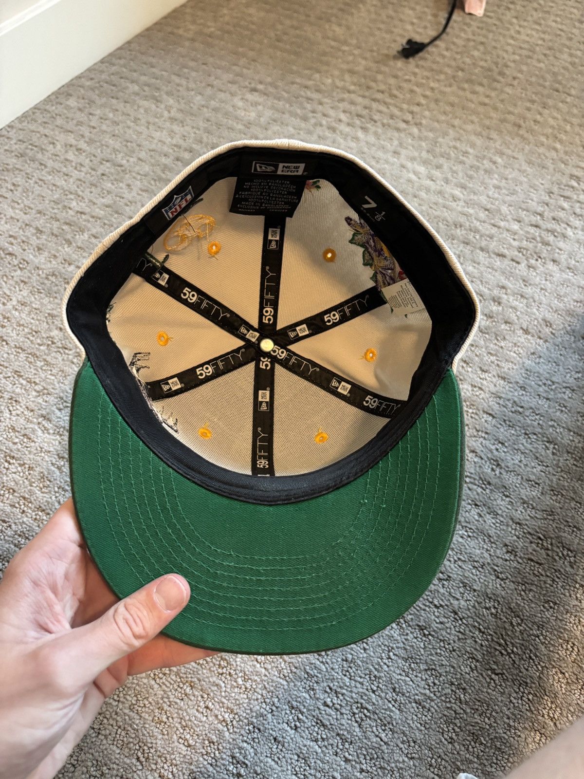 New Era Lord Fubu Greenbay Packers Fitted Size ONE SIZE - 5 Thumbnail