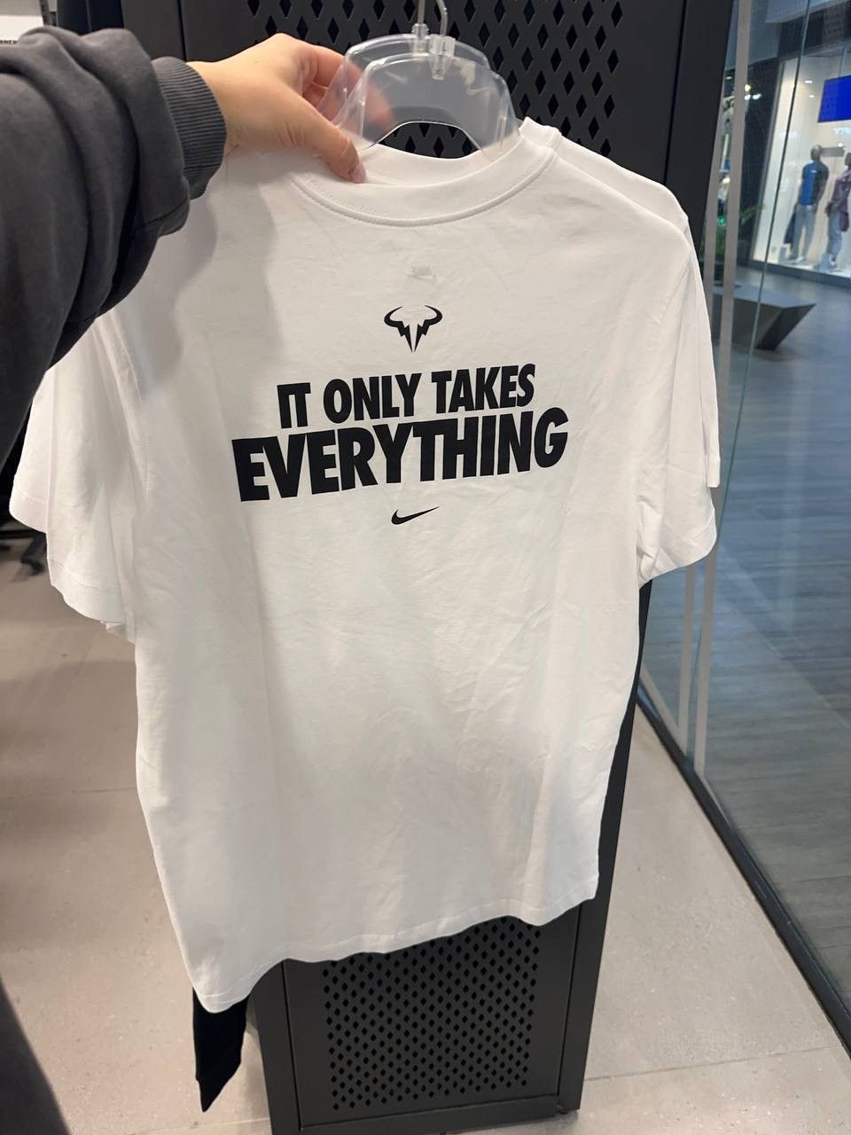 Nike Nike x Rafael Nadal tennis tee jersey white logo rare,XL Size US XL / EU 56 / 4 - 2 Thumbnail