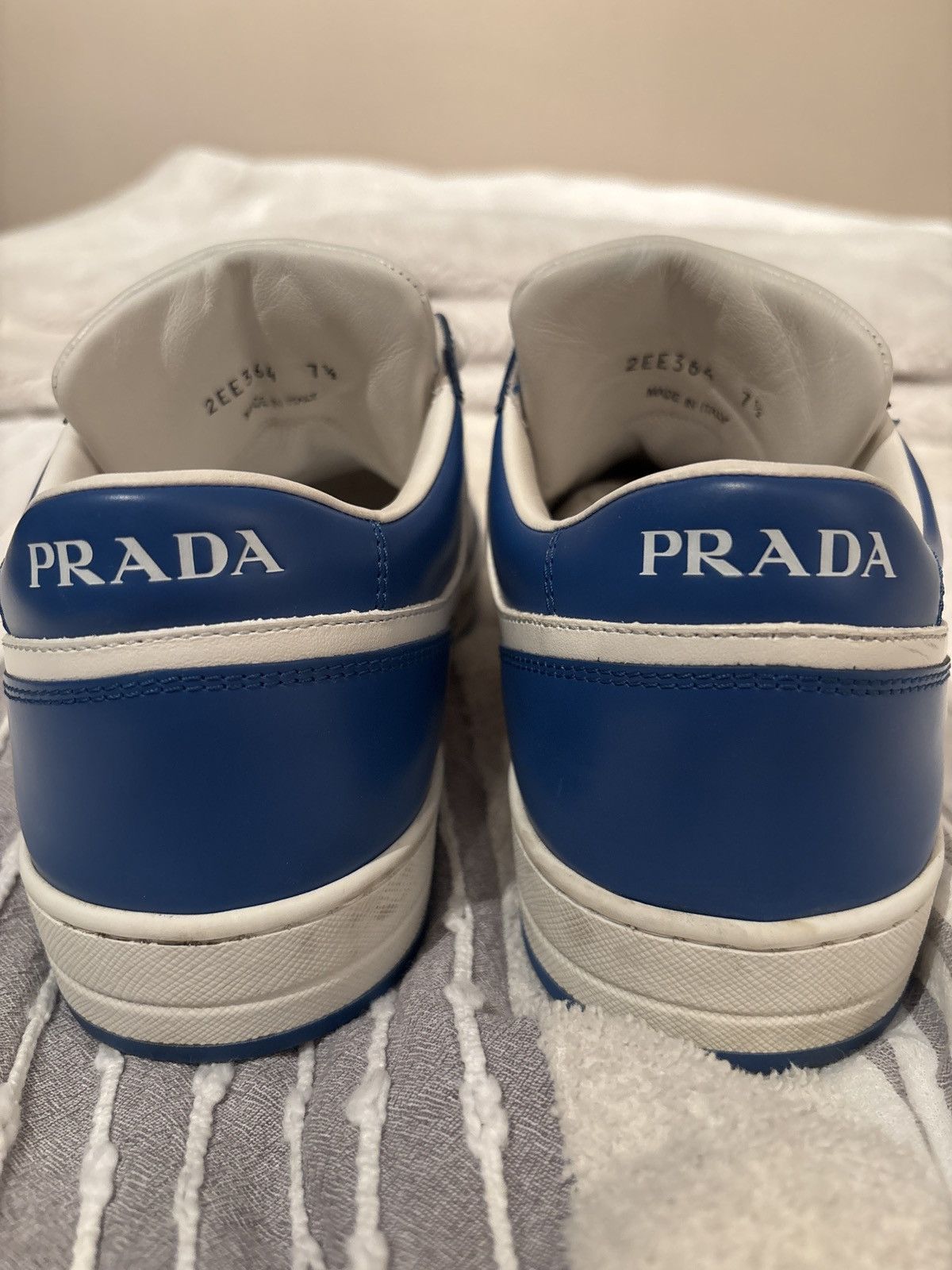 Prada Downtown Leather Sneaker