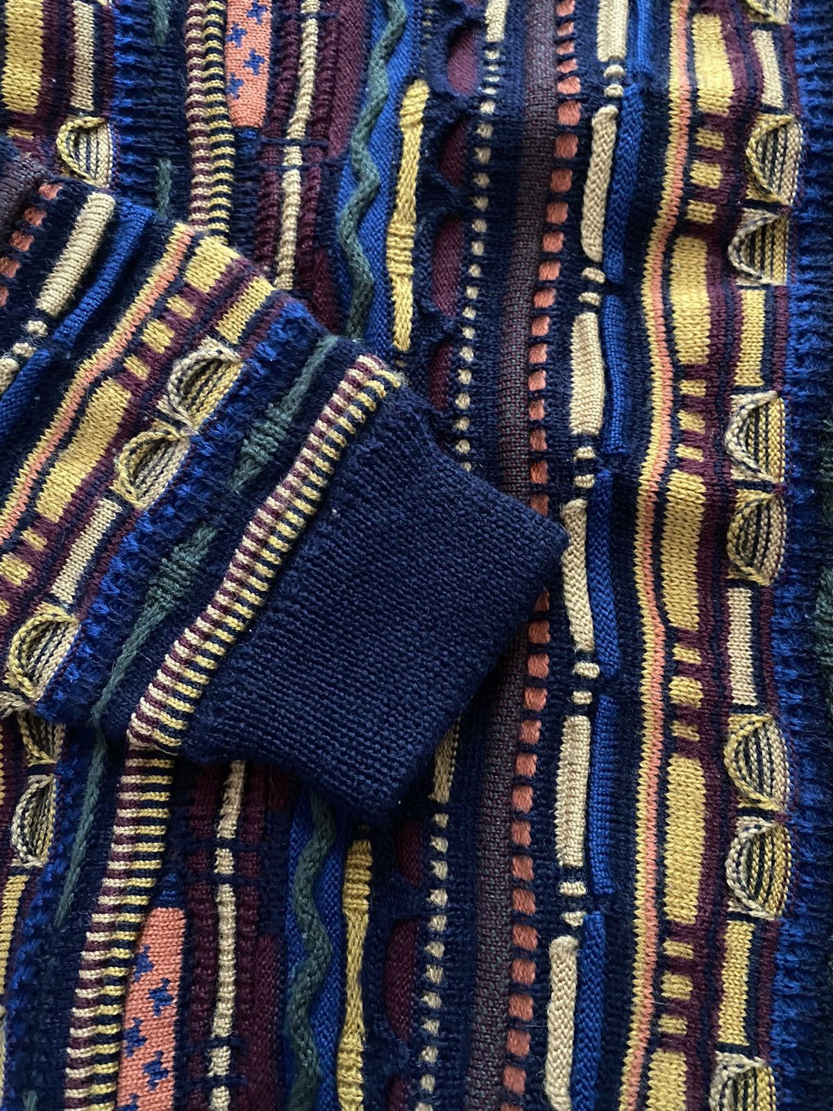 Coogi Vintage 90’s Coogi Style Knit Sweater Size US XL / EU 56 / 4 - 5 Thumbnail