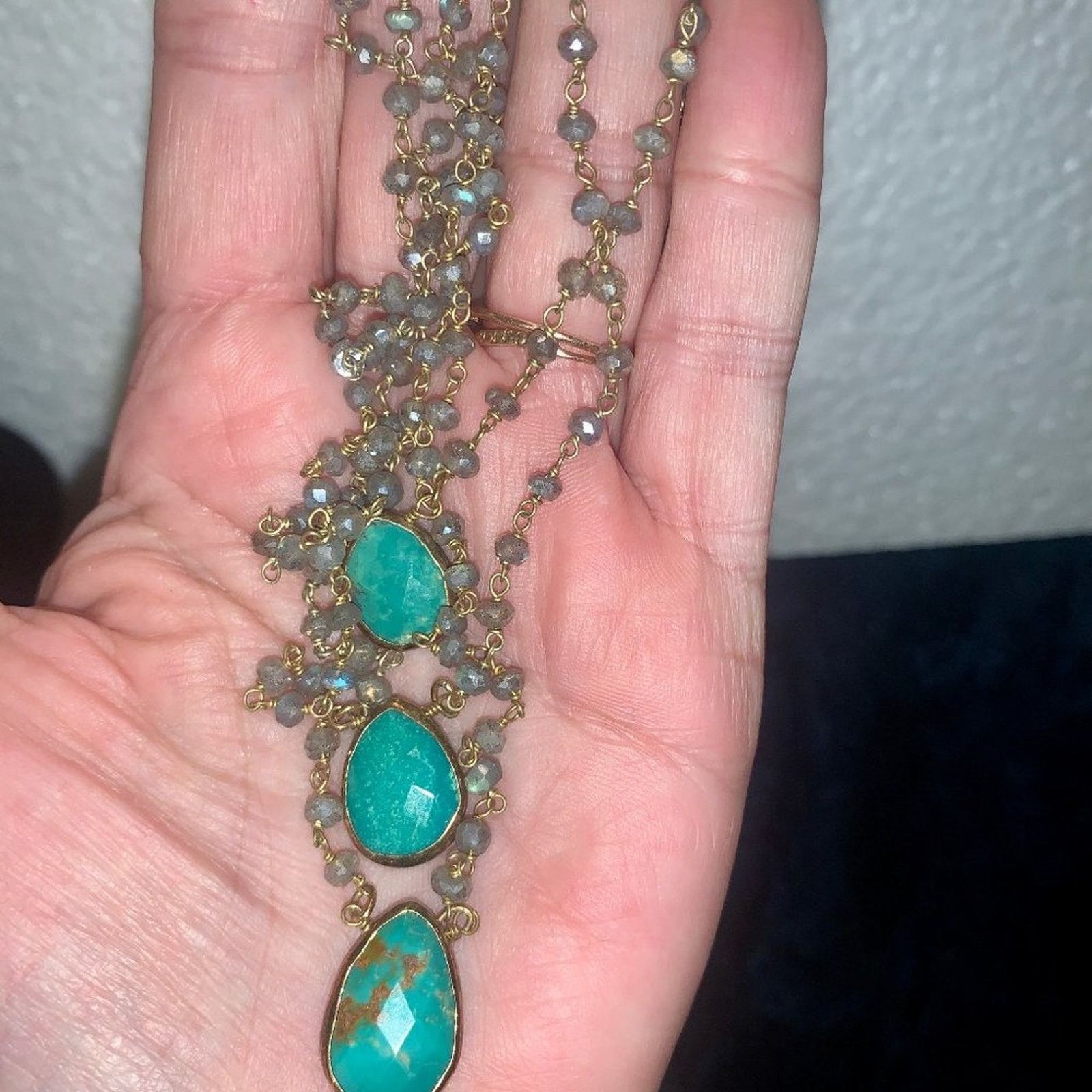 Other RACHEL REINHARDT RUSSIAN AMAZONITE & LABRADORITE NECKLACE Size ONE SIZE - 4 Thumbnail