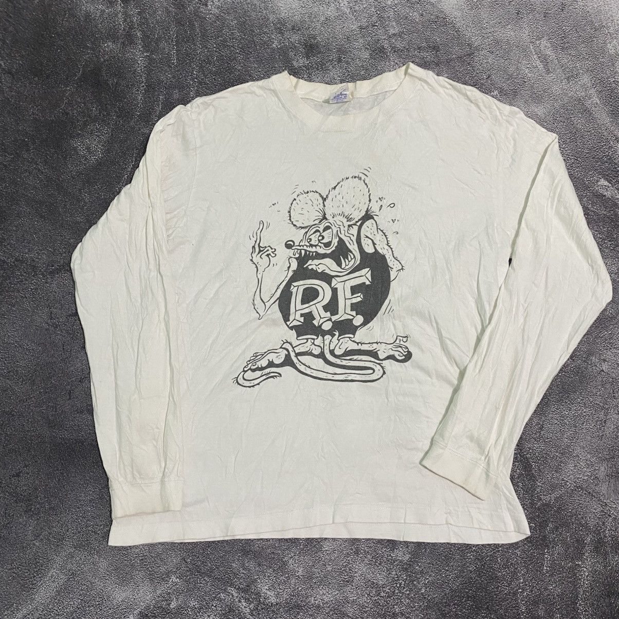 Vintage Vintage Y2k Ratfink Ed Roth Solo Longsleeve Tee Size US M / EU 48-50 / 2 - 1 Thumbnail
