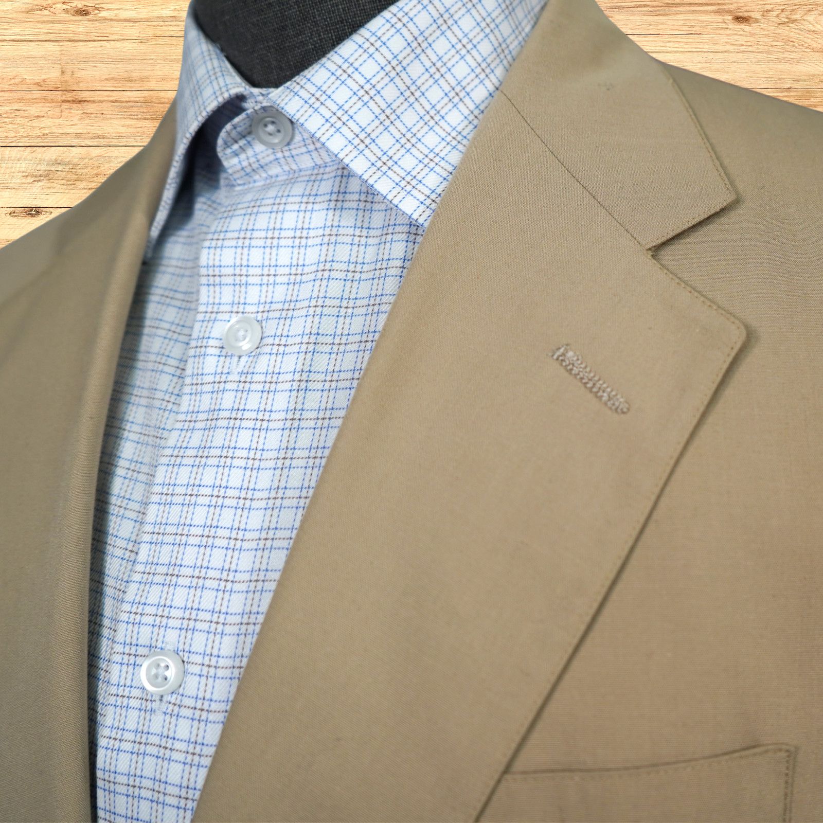 Brooks Brothers Vintage Brooks Brothers 60's Sport Coat Mens 42R Tan Size 42R - 3 Thumbnail