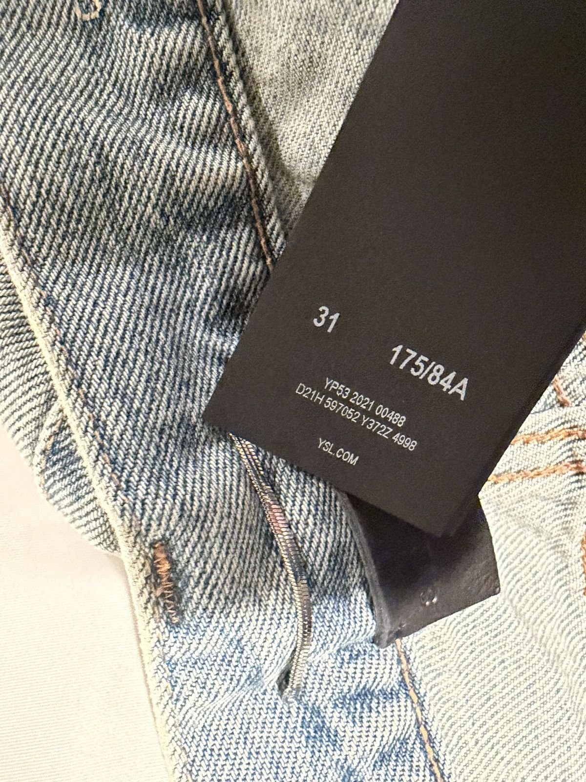 Saint Laurent Paris Saint Laurent men’s blue slim fit jeans. 31. $890 Size US 31 - 11 Thumbnail