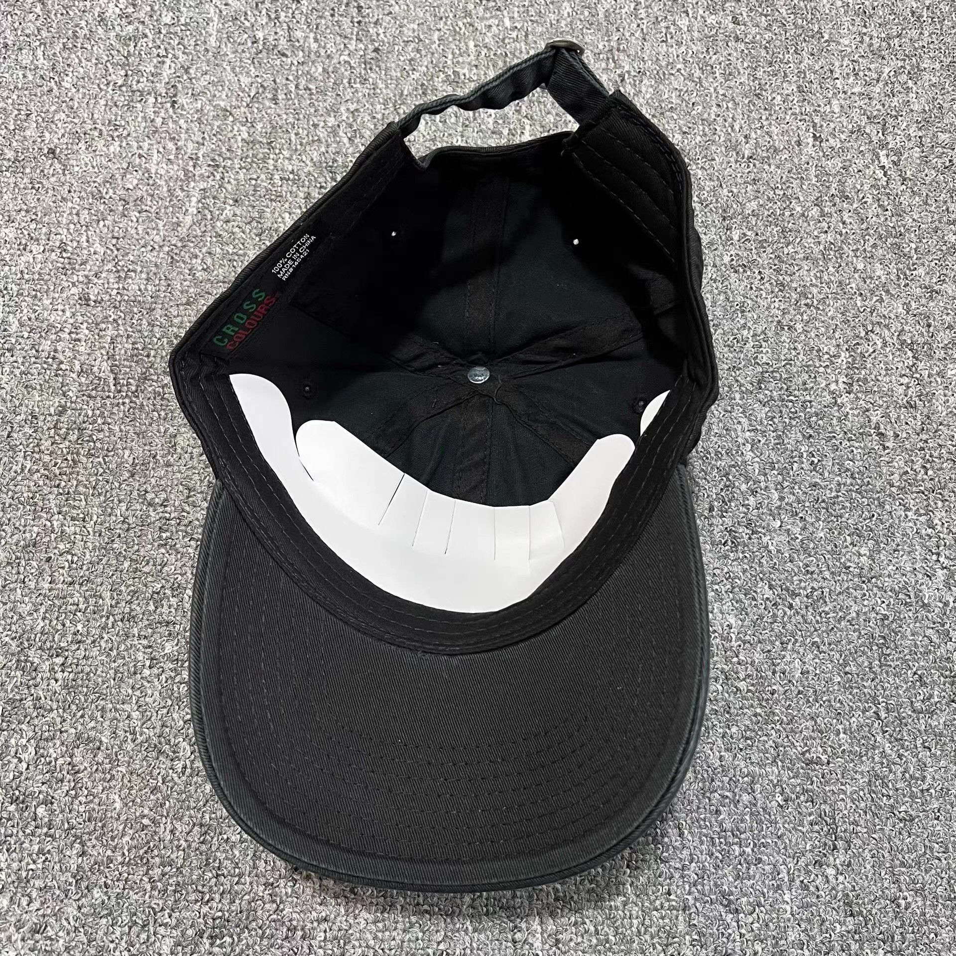 Cross Colours Cross Colours Washed Curved Brim Baseball Cap / Sun Hat Q7 Size ONE SIZE - 3 Thumbnail