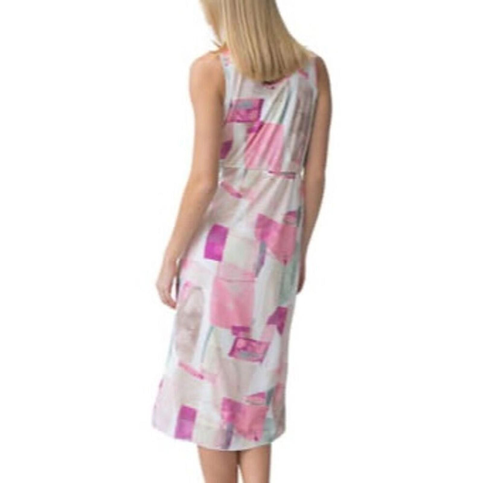 Other Adrienne Landau Drape Front Dress M Multicolor Abstract Size M / US 6-8 / IT 42-44 - 3 Thumbnail