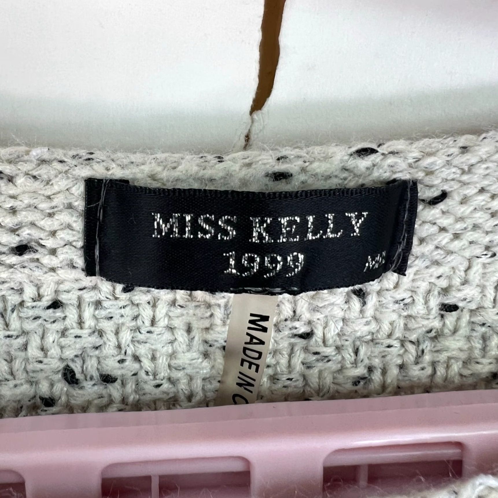 Vintage Miss Kelly Reindeer Sweater Womens Size M/L Gray Cotton Size L / US 10 / IT 46 - 3 Thumbnail