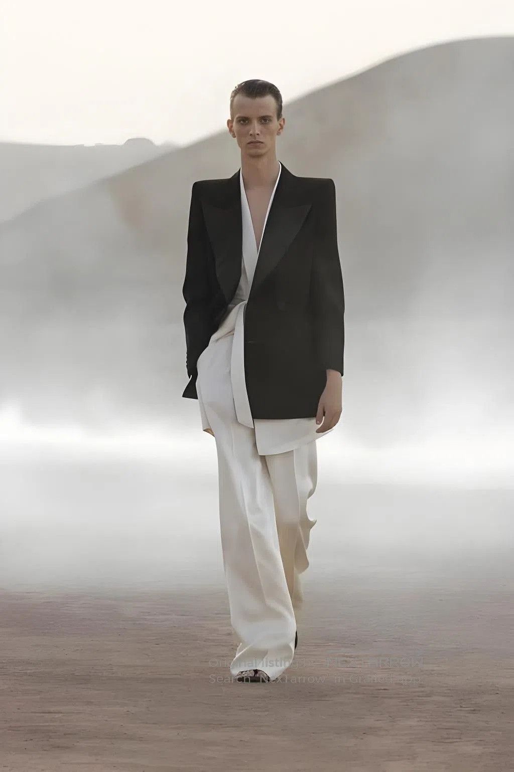 Saint Laurent Paris Saint Laurent Silk Wide-Leg Trousers. Size US 32 / EU 48 - 9 Thumbnail
