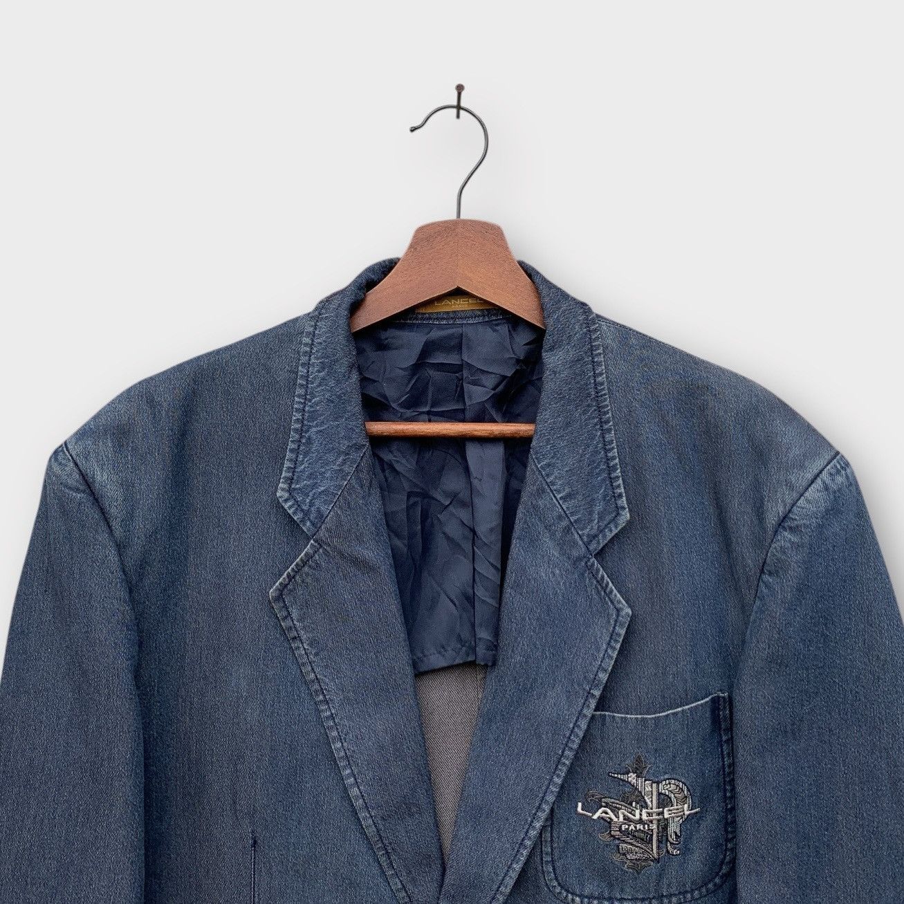 Lancel VINTAGE LANCEL PARIS FIBER TENCEL BLAZER JACKET Size US M / EU 48-50 / 2 - 4 Thumbnail