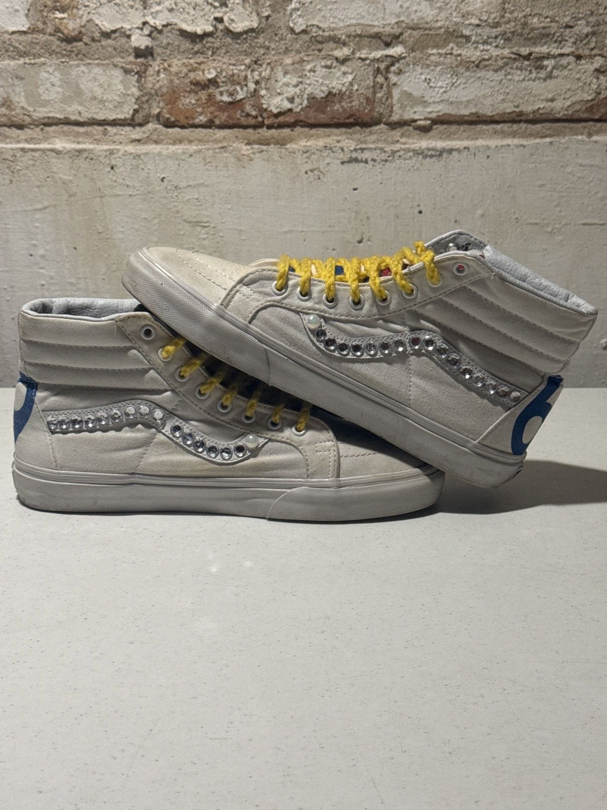 Vans Pearl Skate High by @kendallcustoms Size US 11 / EU 44 - 3 Thumbnail