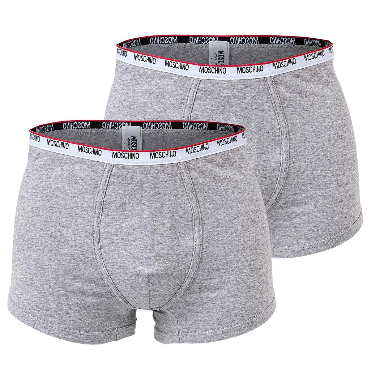 Moschino o1y0225 Size : XS / Logo 2 Piece Boxer in Grey Size ONE SIZE - 1 Preview