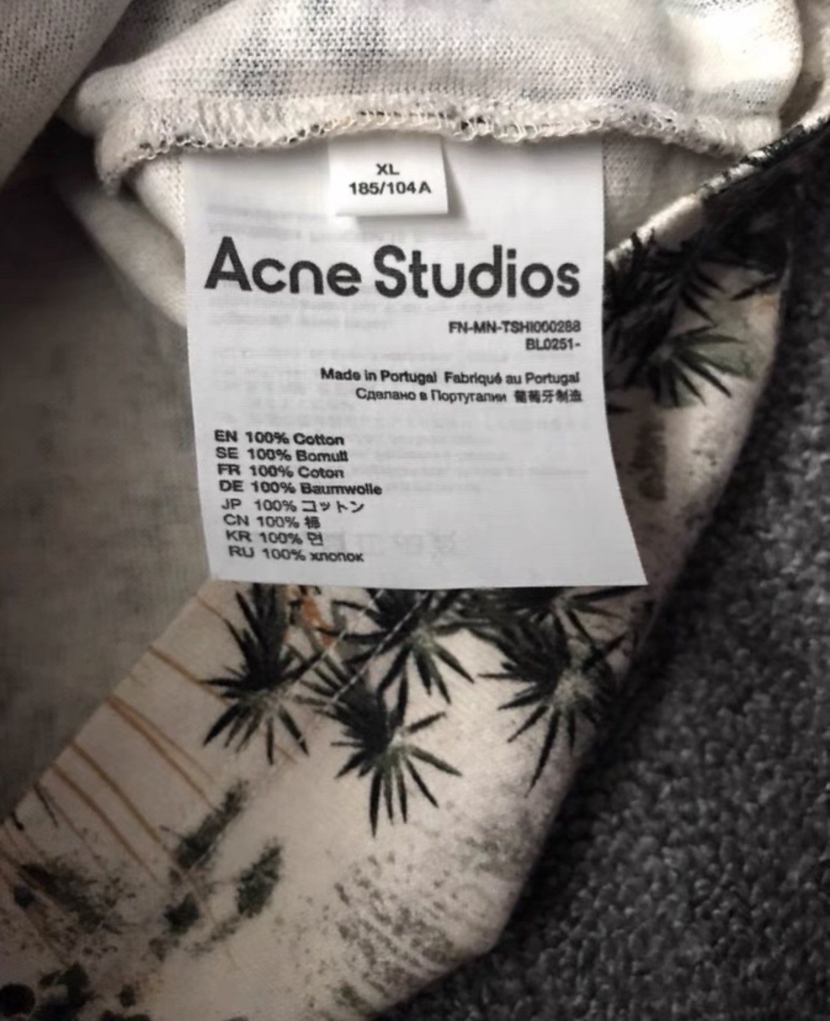 Acne Studios Acne Studios Short-Sleeve T-Shirt Size US XL / EU 56 / 4 - 6 Thumbnail