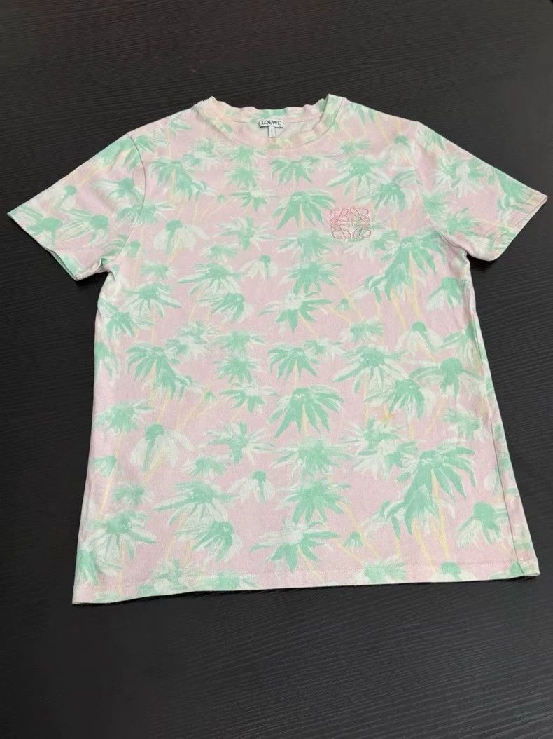LOEWE Daisy printed short sleeve T-shirt