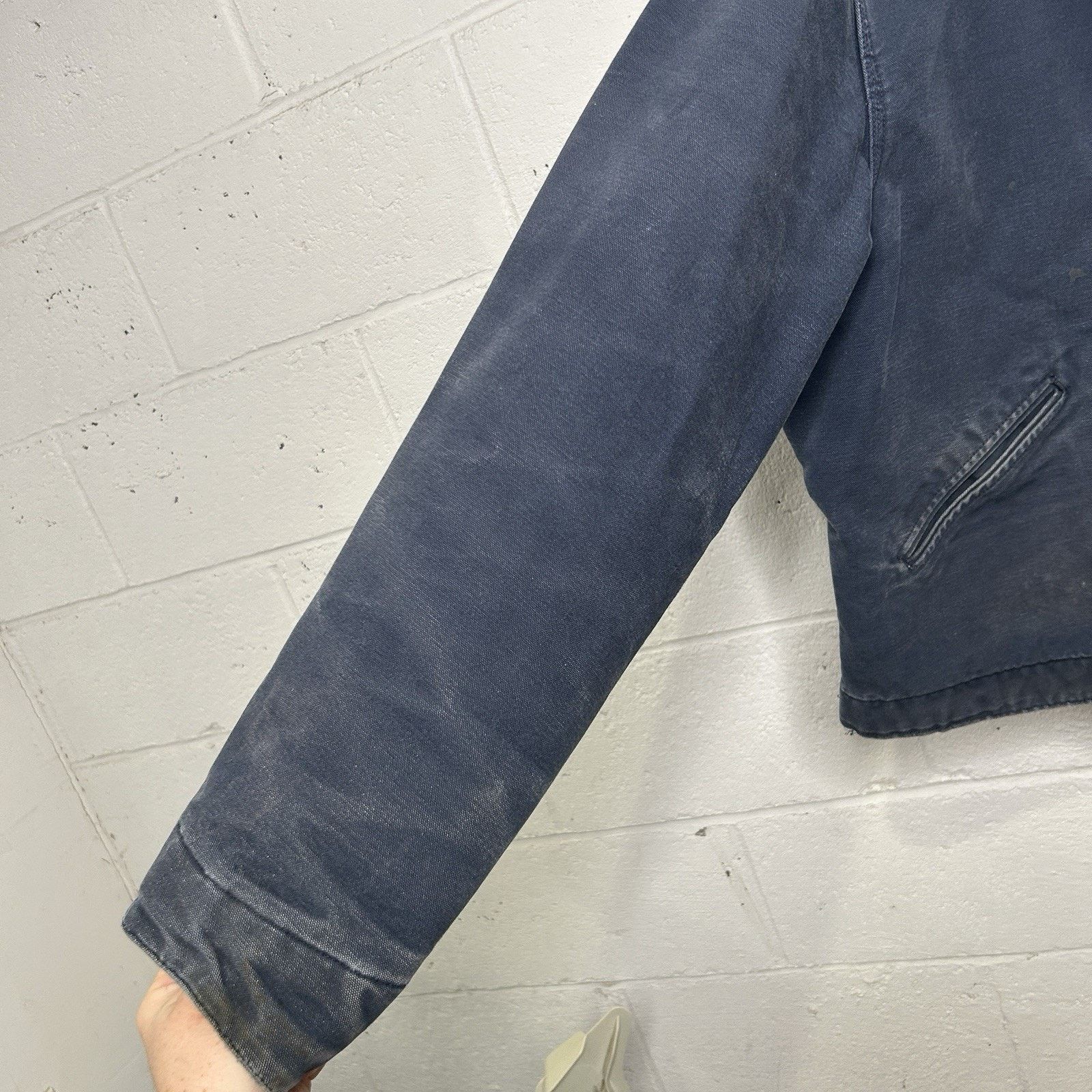 Carhartt Vintage Carhartt Blanket-Lined Detroit Jacket “Navy” J01 NVY Size US L / EU 52-54 / 3 - 5 Thumbnail