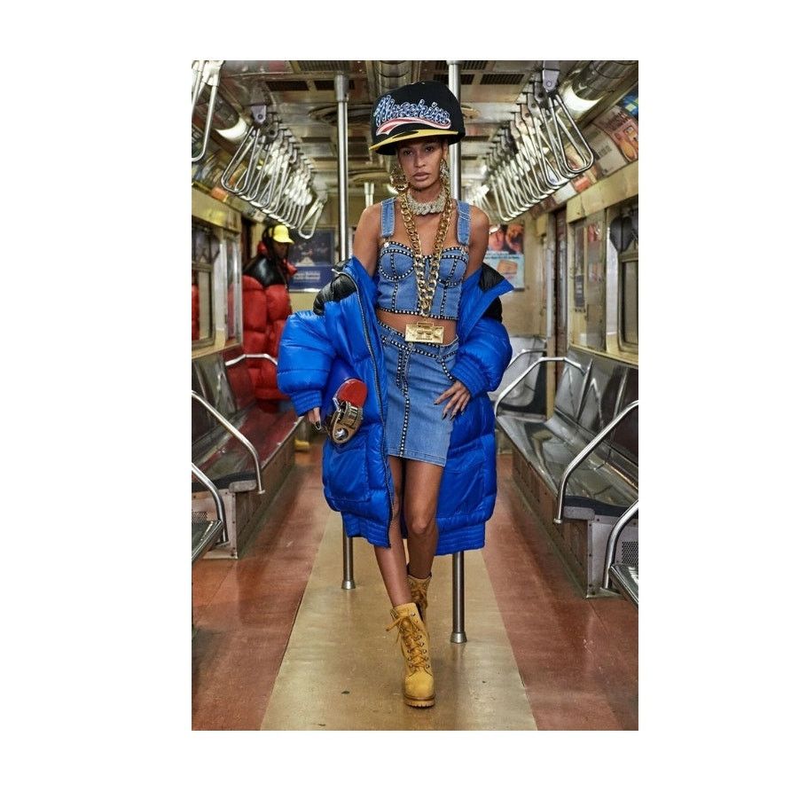 Moschino MOSCHINO Couture Jeremy Scott OVERSIZED GIGANTIC LOGO HAT Size ONE SIZE - 13 Thumbnail