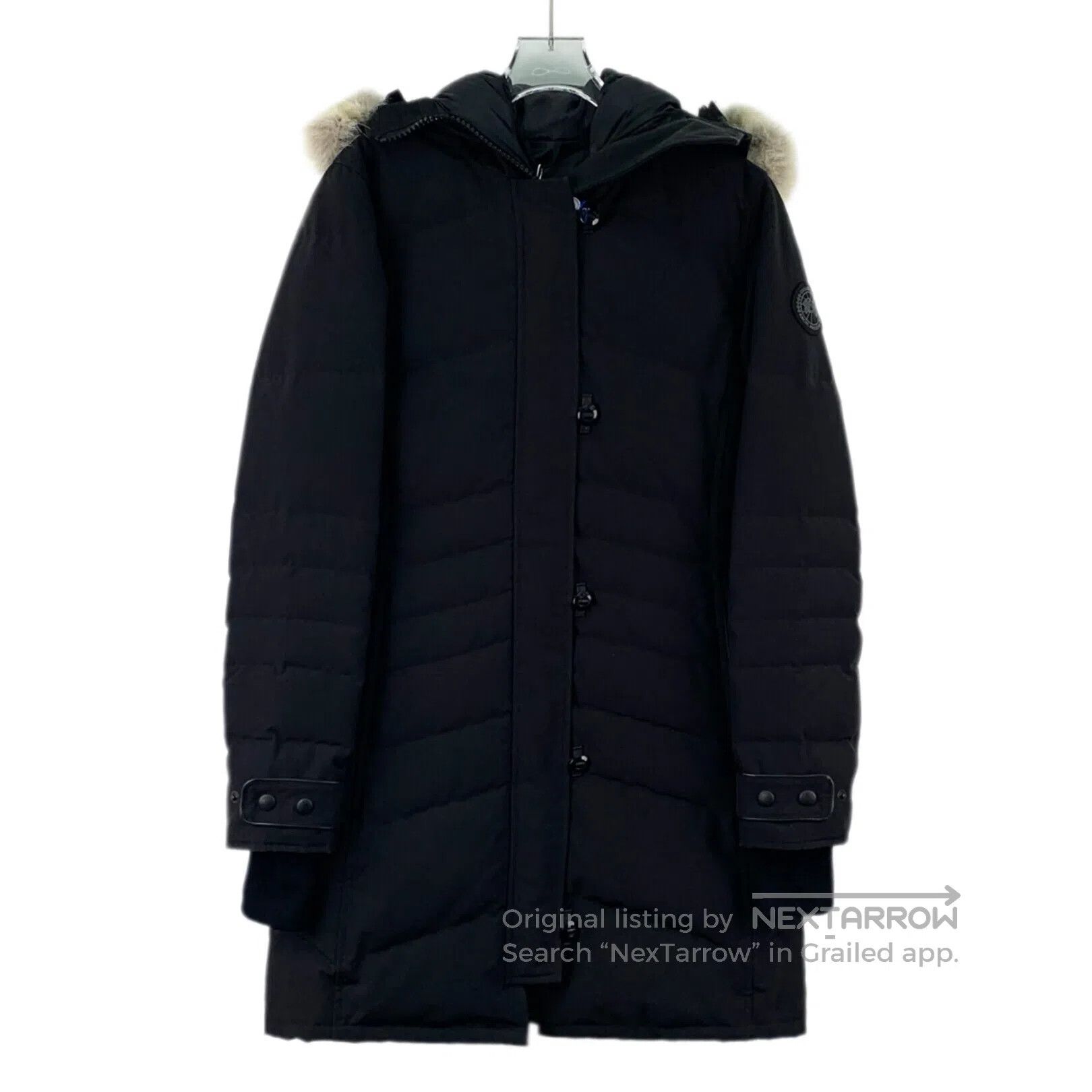 Canada Goose Canada Goose Black emblem patch hooded fur collar long-sle Size US S / EU 44-46 / 1 - 1 Thumbnail
