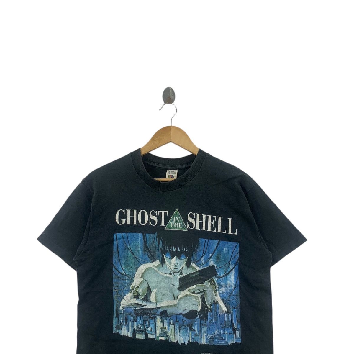Anime Vintage 1995 GHOST IN THE SHELL Cyber Punk Tee Shirt Top Size US M / EU 48-50 / 2 - 2 Thumbnail