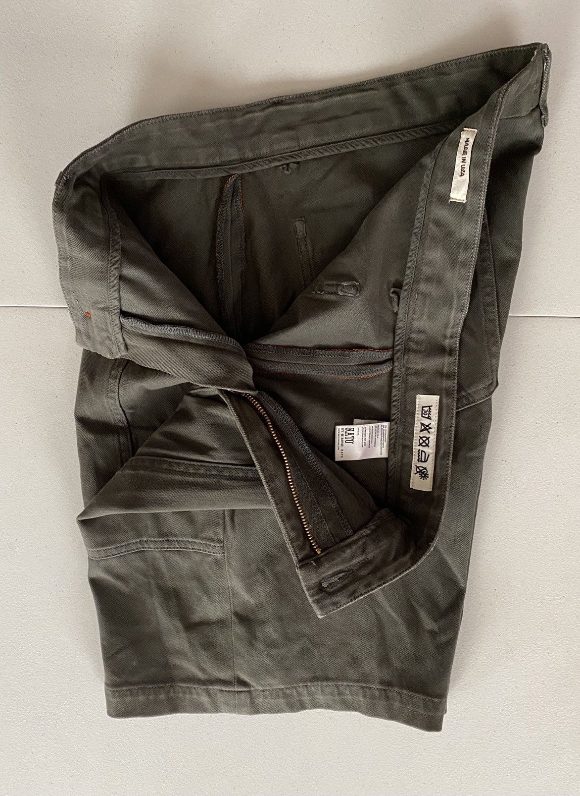 Hiroshi Kato HIROSHI KATO THE SCOUT 8" DENIT® FATIGUE SHORTS MOSS 38 VGC Size US 38 / EU 54 - 7 Thumbnail