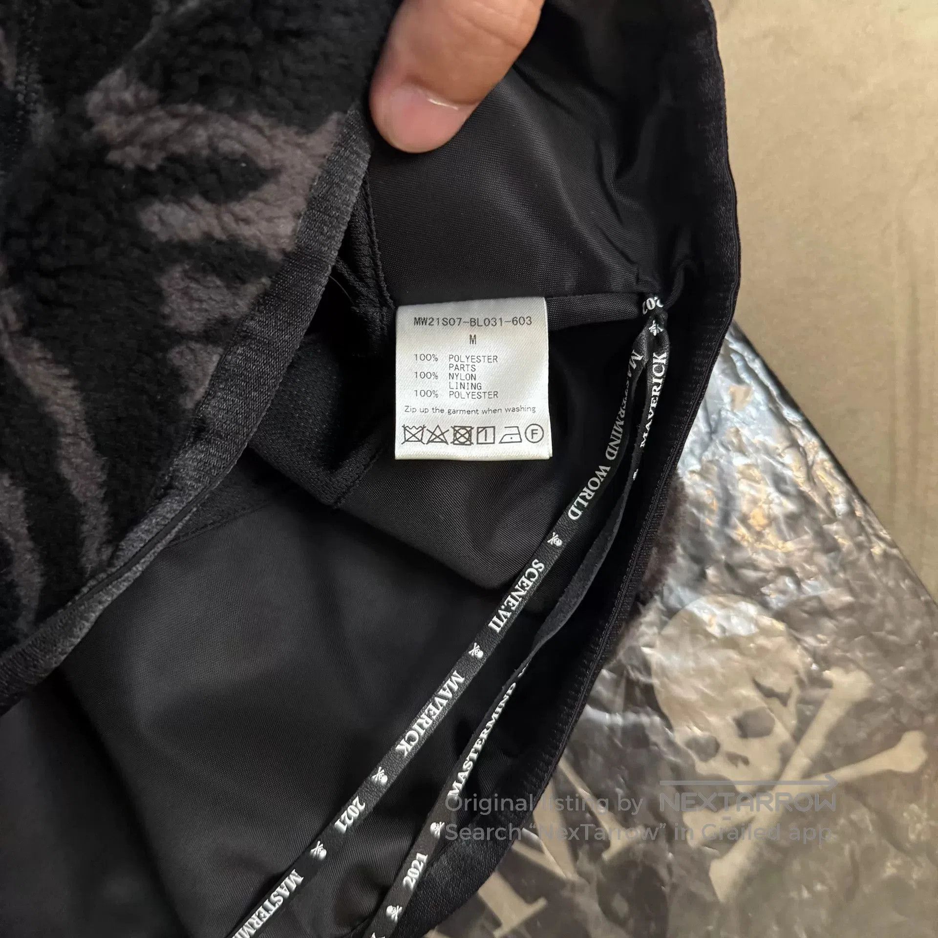 Mastermind World Mastermind World 21AW Fleece Stand Collar Jacket. Size US M / EU 48-50 / 2 - 6 Thumbnail