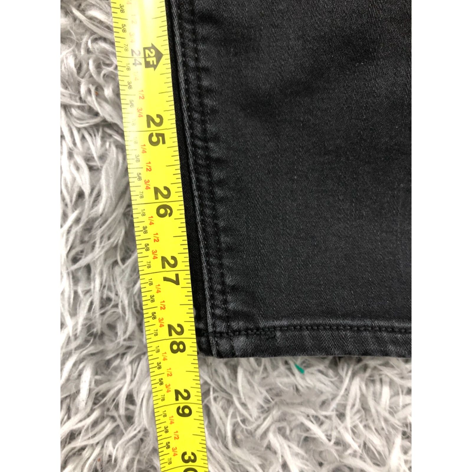 Old Navy Old Navy Rockstar Super Skinny Jeans Womens Size 2 Black Dark Wash High Rise Size 26" / US 2 / IT 38 - 3 Thumbnail