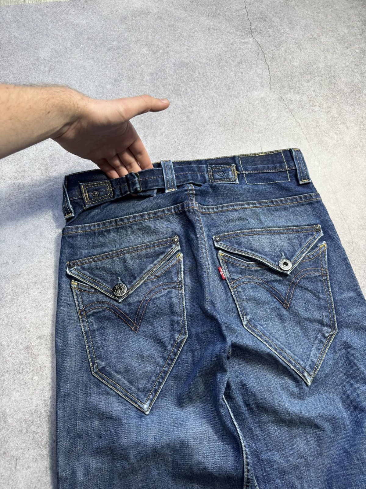 Levi's Vintage Archived Levis Engineered Buckle back Japan Hysteric Size US 30 / EU 46 - 4 Thumbnail