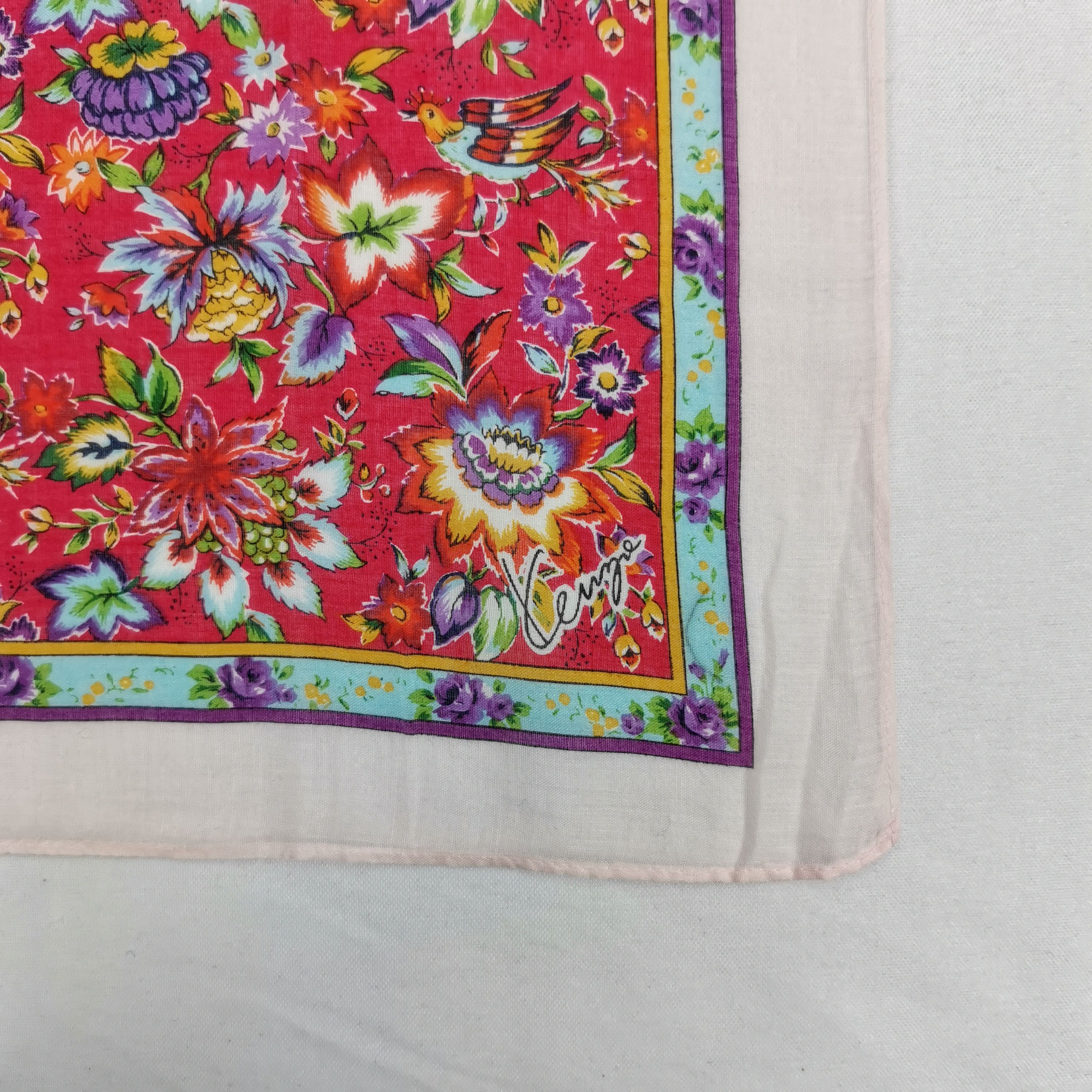 Kenzo Vintage Kenzo Handkerchief Neckerchief Bandana Size ONE SIZE - 2 Thumbnail