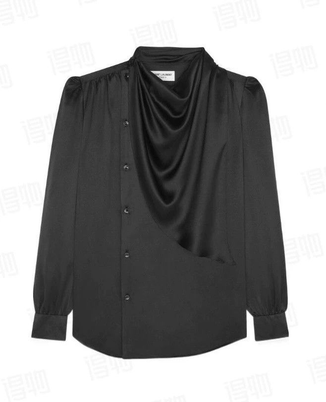 Saint Laurent Paris saint laurent Paris Silk shirt Size US XXS / EU 40 - 2 Thumbnail