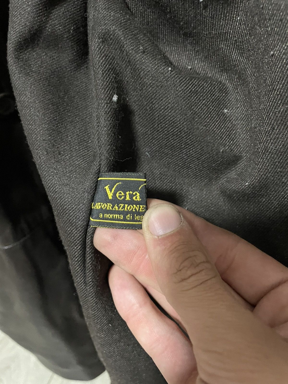 Vera Pelle × Vintage Vintage 90s Italian Vera Pelle Leather Jacket Old Money Euro Size US L / EU 52-54 / 3 - 21 Thumbnail