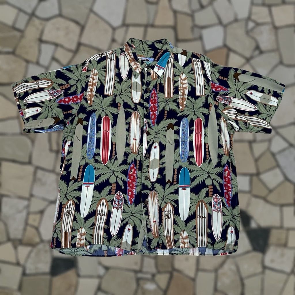 Reyn Spooner VINTAGE Reyn Spooner Surfboard Button-Down Shirt Men’s Large Size US L / EU 52-54 / 3 - 1 Thumbnail