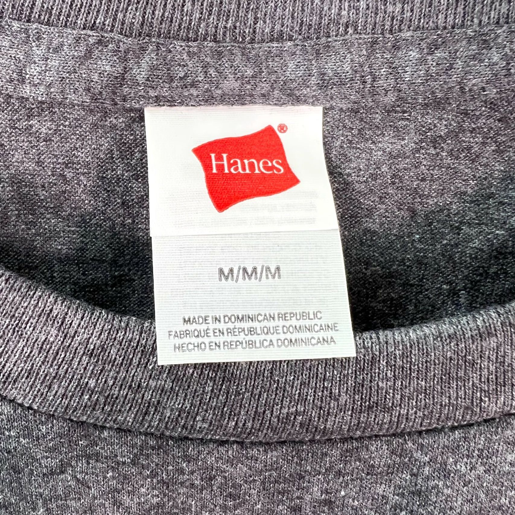 Hanes Hanes Mens Short Sleeves Pullover Heather Gray T Shirt Size M Pack Of 4 Size US M / EU 48-50 / 2 - 4 Thumbnail