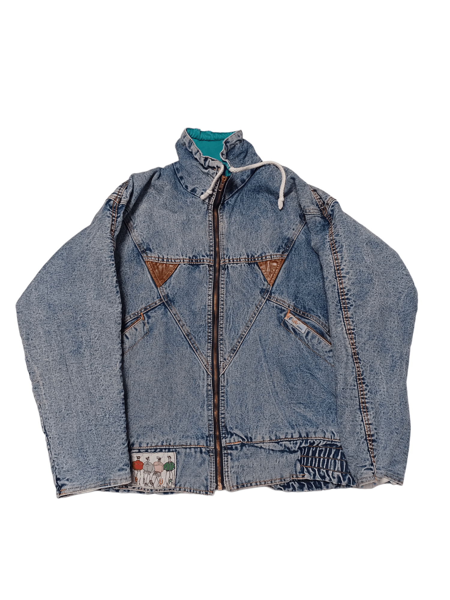 Other 90s or 80s Vintage oversize Denim jacket ykk Size US M / EU 48-50 / 2 - 1 Thumbnail