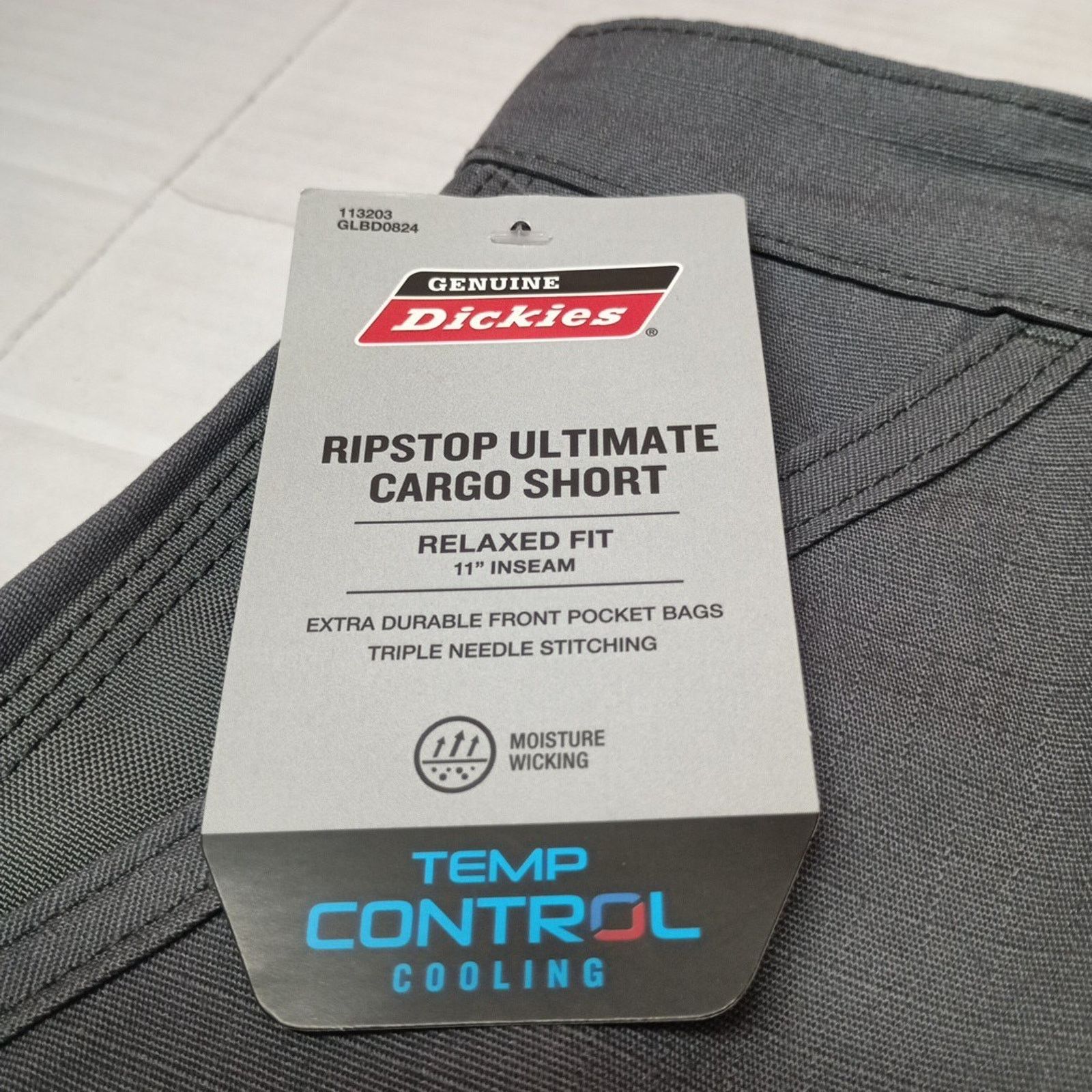 Dickies Dickies Ripstop Cargo Shorts Men’s Size 40 Gray Relaxed Fit Size US 40 / EU 56 - 2 Thumbnail