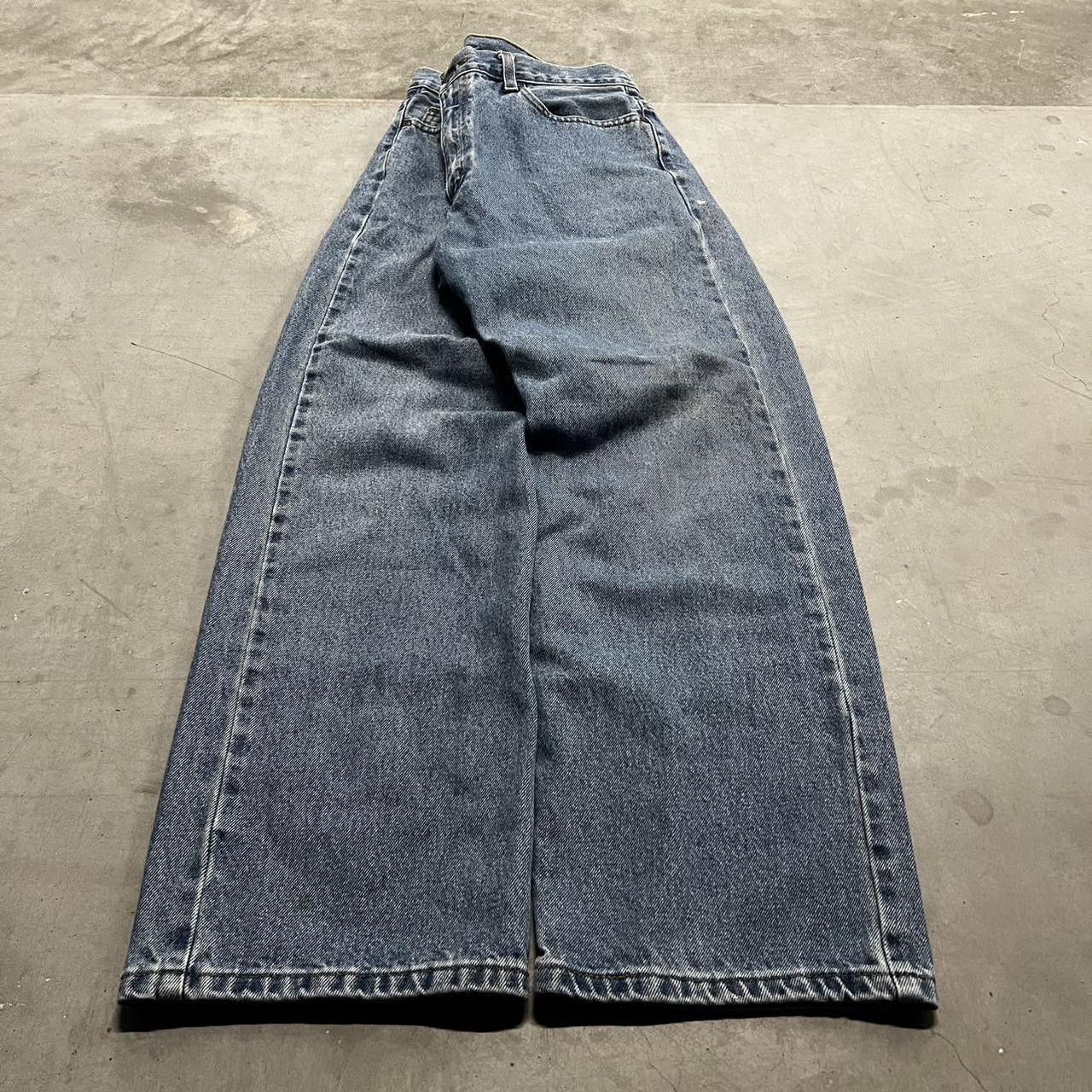 Vintage Crazy Vintage Y2K/2000s Baggy Skater Style Workwear Denim Jeans! Size US 34 / EU 50 - 3 Thumbnail