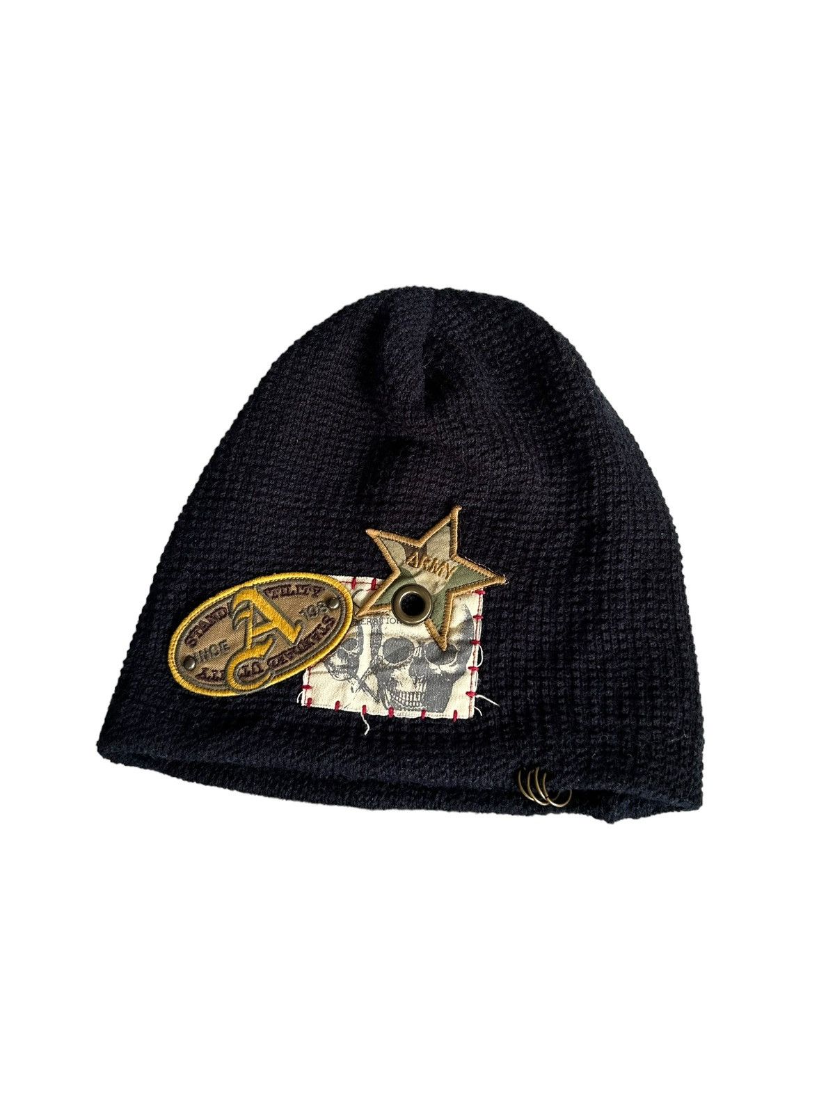 Japanese Brand Skull Punk Bondage Japanese Style Beanie Hats Rare ☠️☠️ Size ONE SIZE - 6 Thumbnail