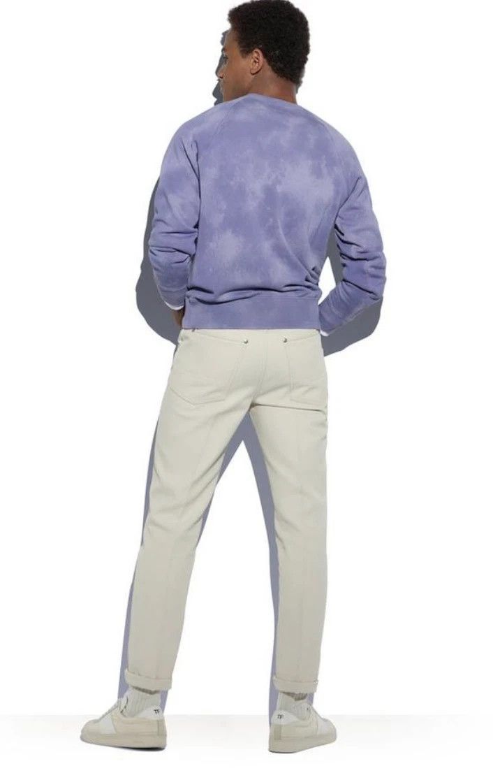Tom Ford TOM FORD TIE DYE CREW NECK SWEATSHIRT Lilac Purple Size US S / EU 44-46 / 1 - 3 Thumbnail