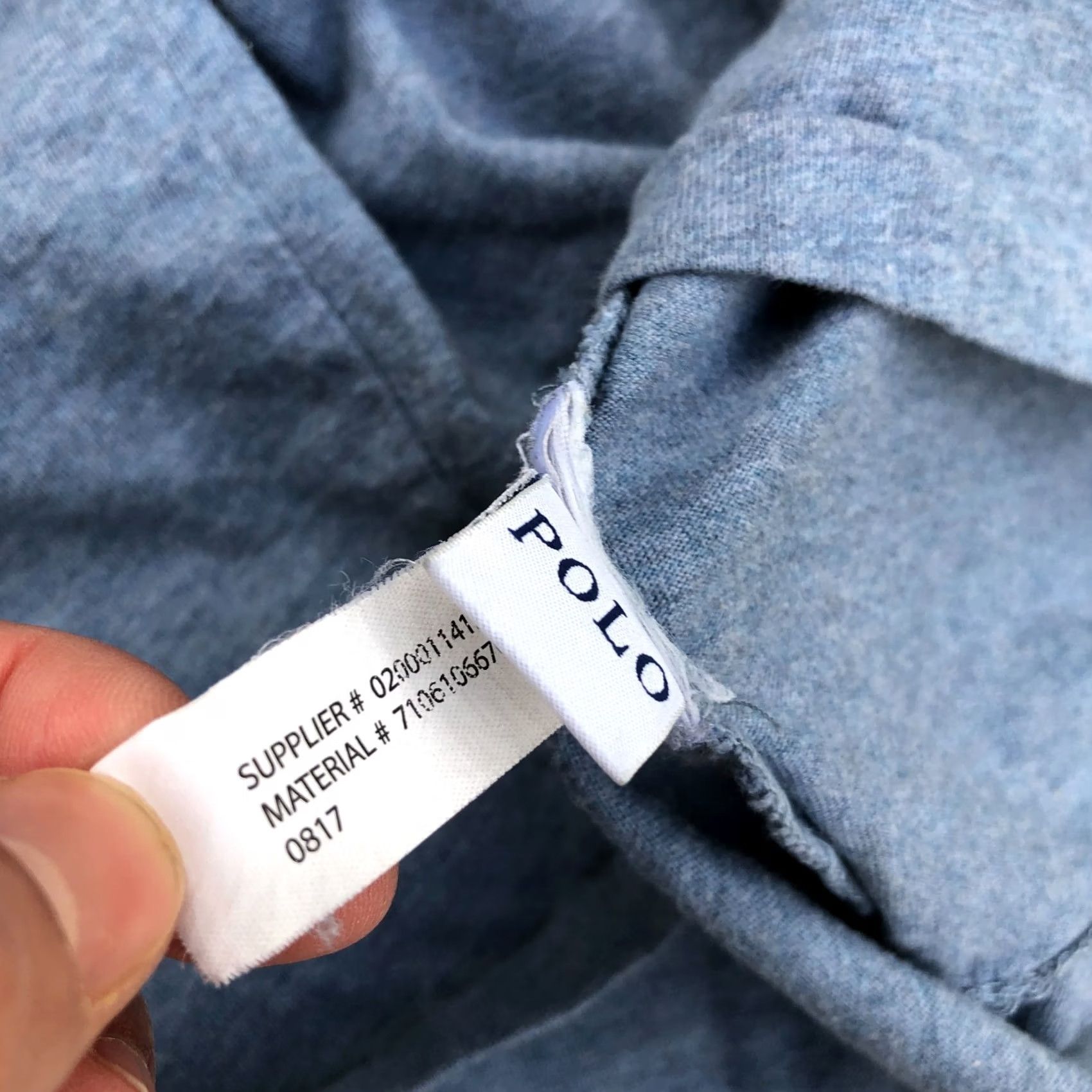 Polo Ralph Lauren Polo Ralph Lauren Crew T Shirt Men's LG Blue Short Sleeve Plain Size US L / EU 52-54 / 3 - 5 Thumbnail